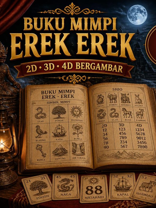 Buku Mimpi Erek Erek 2D 3D 4D Bergambar Terlengkap